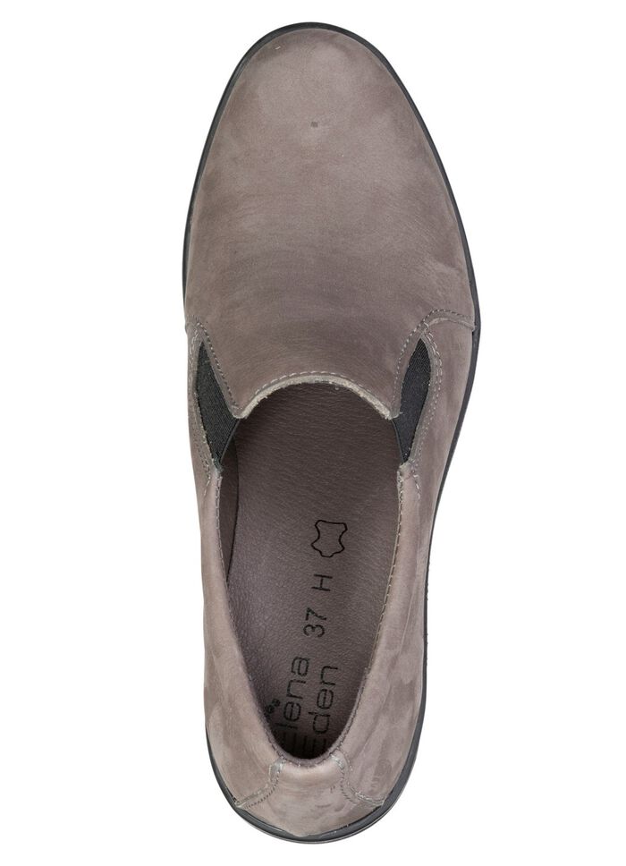 ELENA EDEN, elegante dames trotteur, breedte H, met uitneembaar voetbed TAUPE