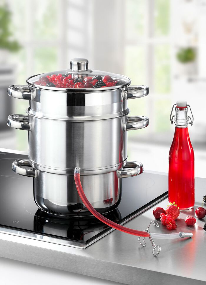 Stoompers met glazen deksel 