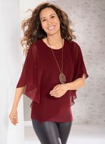 poncho tuniek BORDEAUX