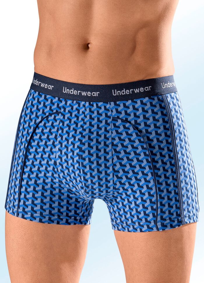 Set van drie broeken met elastische tailleband 