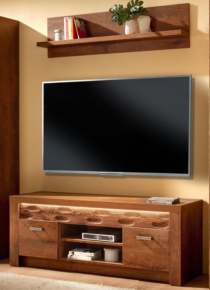 Vitrine, 4 deuren b. LED B. 