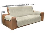 OMKEERBARE BESCHERMER VOOR FAUTEUIL OF BANK BEIGE-BRUIN