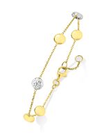 Chique armband in bicolor 