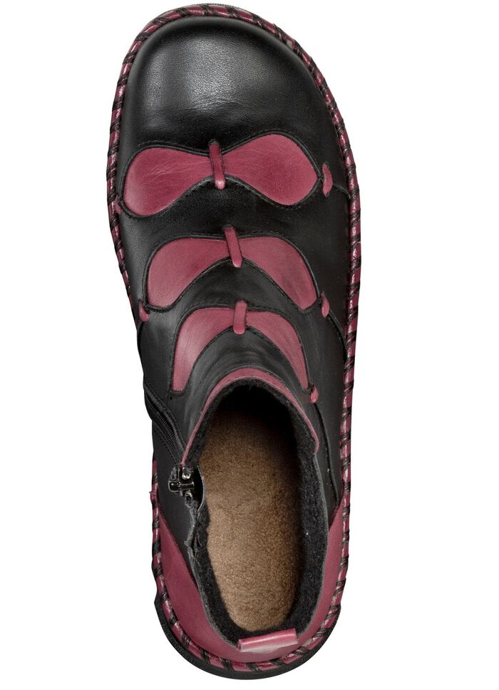 Gemini laarsje van subtiel gearceerd rundnappaleer 