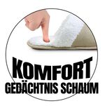 Pluche pantoffels in su&egrave;delook BEIGE