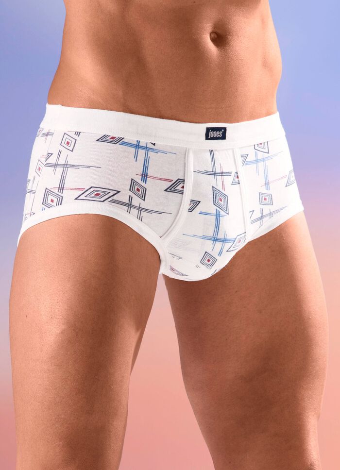 Vijfpack slips met all-over design 