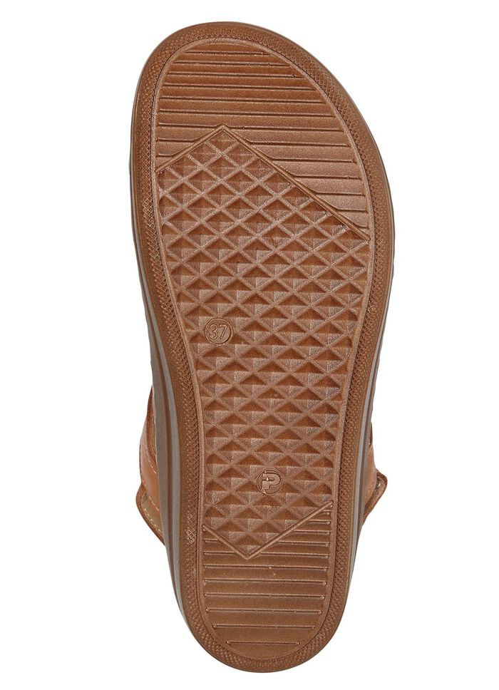 Gemini sandaal van gekleurd rundnappaleer 