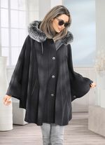 Cape met knoopsluiting 