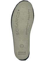 Gevoerde herenpantoffels, met nieuwe wol GRIJS-ZWART