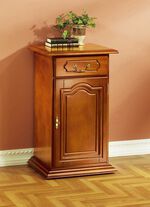 Rollende ladekast met echt houtfineer KERSENBOOM