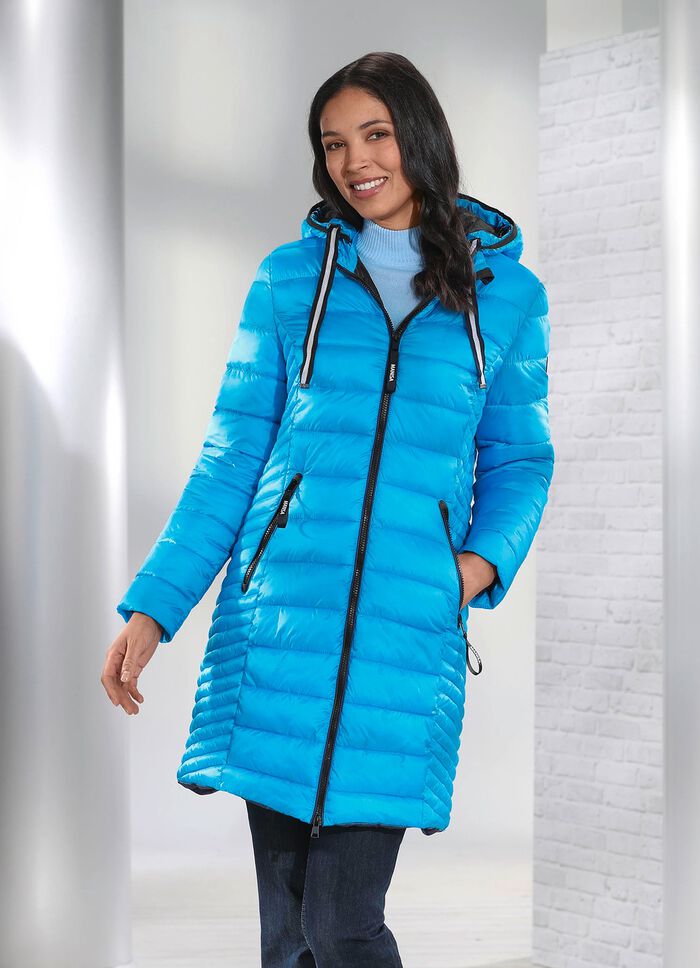 Functionele korte jas met tweewegritssluiting 