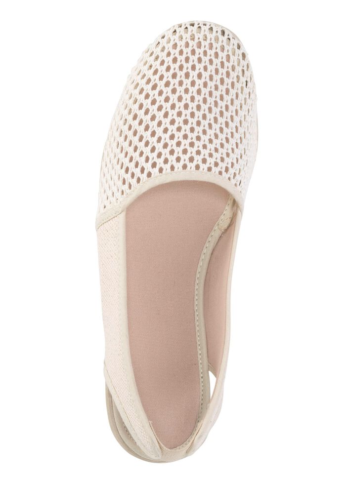 ELENA EDEN sandaal gemaakt van luchtig mesh-materiaal en textiel met een metallic glans 