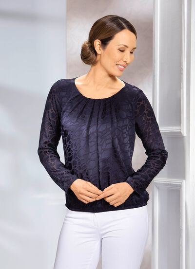 Tuniek met mooie plooien 