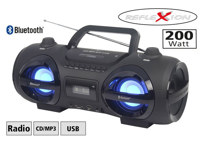 Reflexion CDR900BT CD/MP3-boombox 