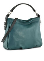 Kalfsleren tas met contrasterende band BENZINE