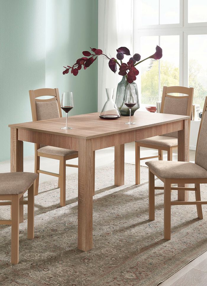 Eettafel met gelamineerd houten honingraatblad SONOMA-EIKEN