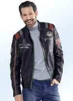 Korte leren jas van 'Gypsy' 