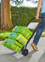 Opvouwbare trolley met traplading 