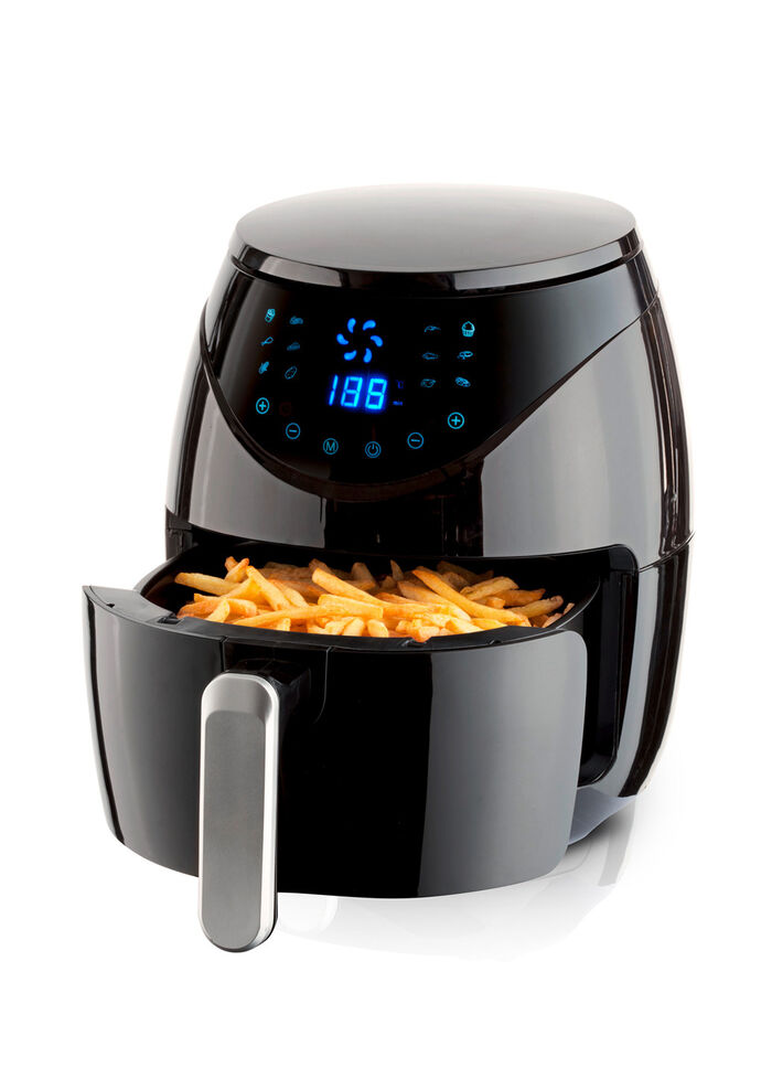 Digitale heteluchtfriteuse – bespaart tijd en energie! 