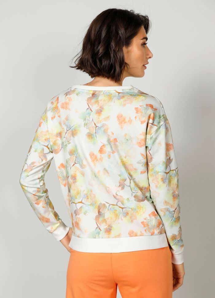 Sweatshirt met ronde hals 