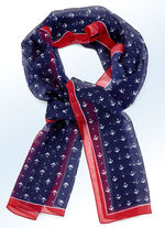 Sjaal met ankermotieven 