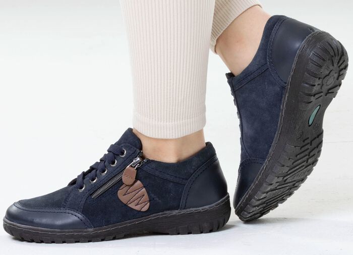 ELENA EDEN, comfortabele dames veterschoenen, breedte G, met uitneembaar voetbed 