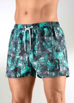 Zwemshort met zijzakken, microvezel 