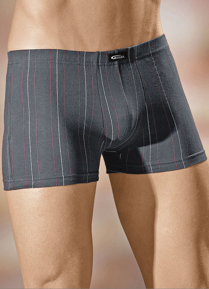 Set van vier broeken met een gestreept dessin 