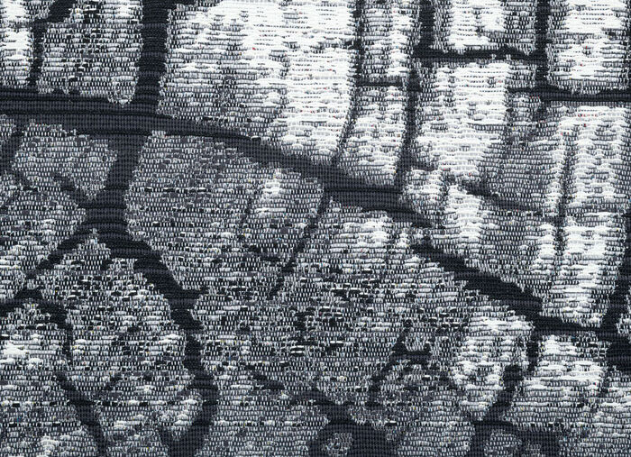 Tapijt in een natuurlijk boomstamontwerp GRAU