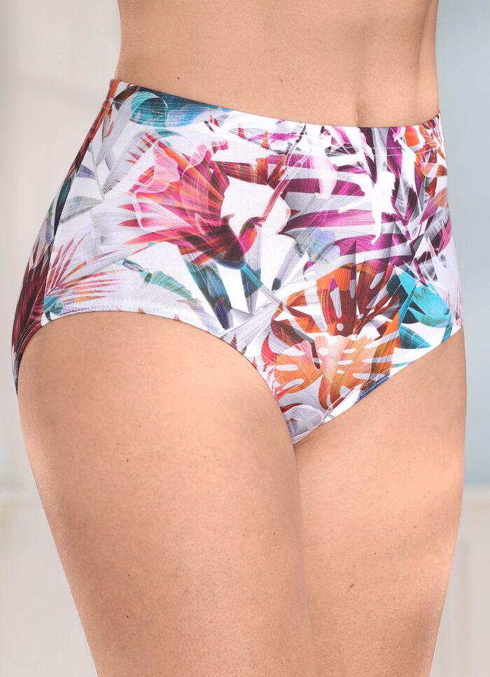 Laurina vierpack slips met kleurrijk printdesign 