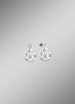 Moderne oorstekers met synthetische zirkonia 