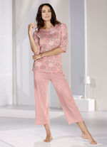 Pyjama met 3/4-mouwen en 7/8-broek 