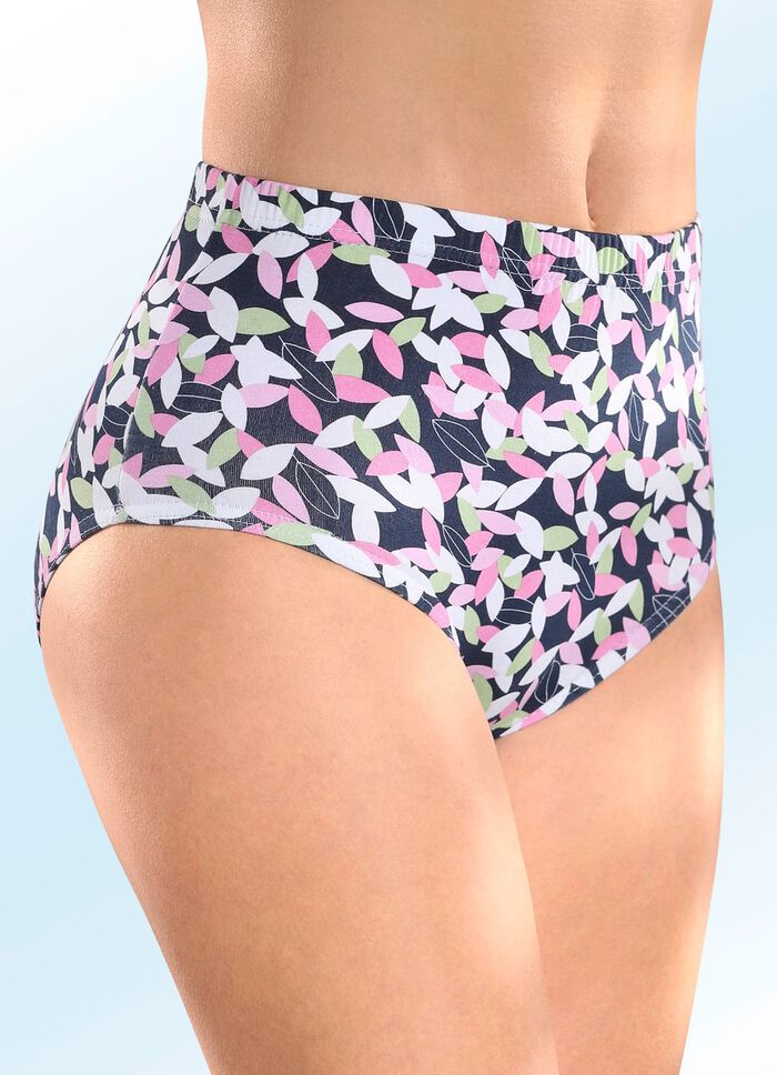 Set van vijf slips met elastische band 