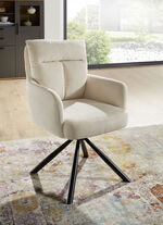 Set van 2 stoelen met armleuningen CREME