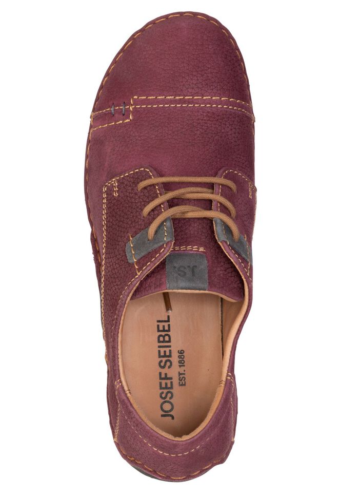 Josef Seibel, klassieke dames veterschoenen, breedte G, met uitneembaar voetbed 