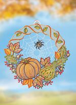 Raamschildering van echt Plauen kant 