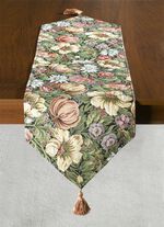 Prachtige tafel- en kamerdecoratie in hoogwaardig, zware gobelin-kwaliteit MULTICOLOR