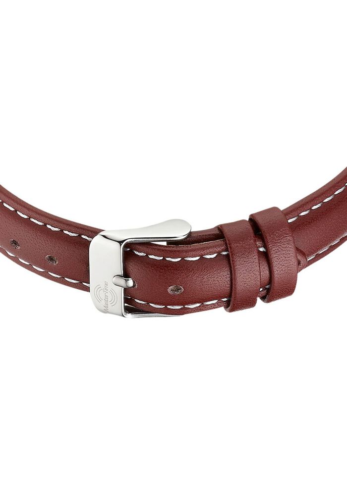 Modieus, sportief dames leren polshorloge 