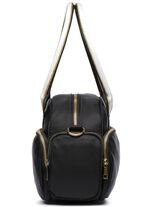 Collezione Alessandro tas gemaakt van synthetisch materiaal ZWART-OUDZILVER