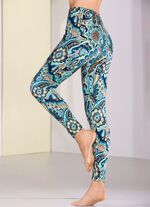 Legging met briljant gekleurde digitale print 