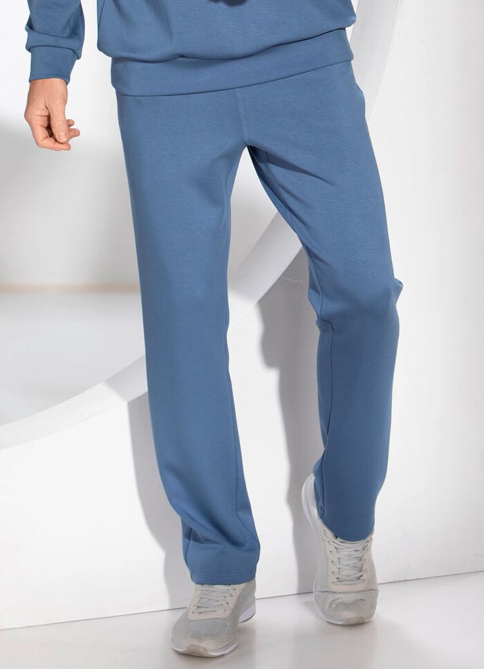 Casual broek van &ldquo;Klaus Models&rdquo; in 3 kleuren JEANSBLAUW