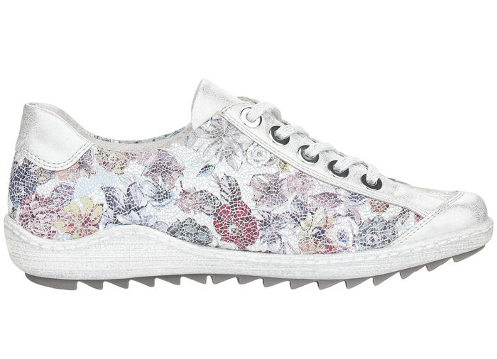 Remonte sneakers met veters ZILVER-BONT