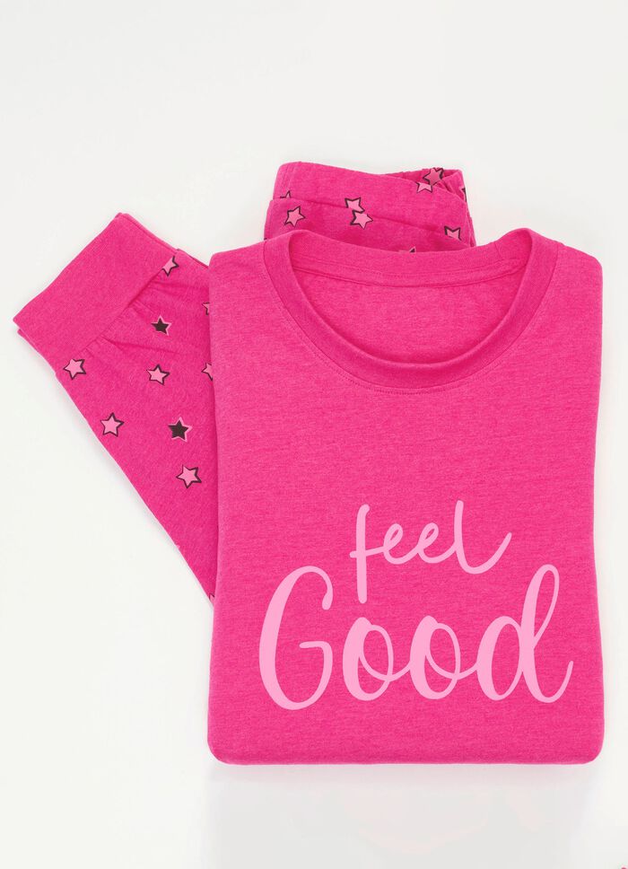 Twee-pack pyjama's met manchetten 