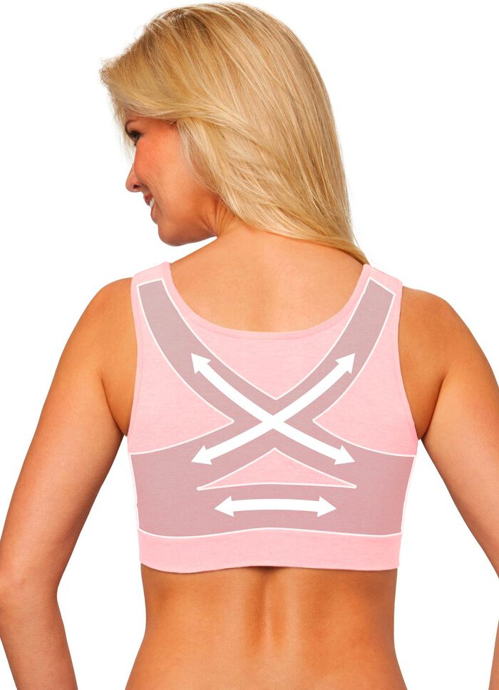 Comfort kanten bh in een set van 3 WIT HUIDKLEURIG ZW