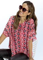 Zeer modieuze ponchotuniek 