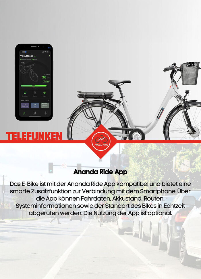 Stads e-bike RC667 van TELEFUNKEN 