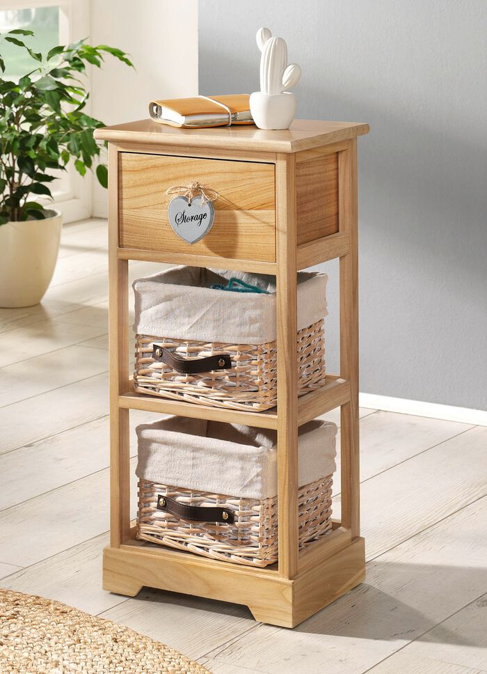 Massief houten ladekast 