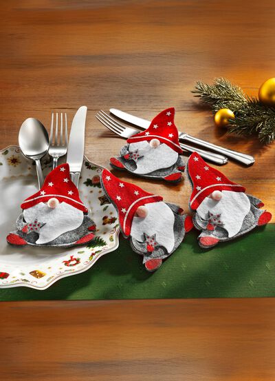 Bestekzakjes, set van 4 