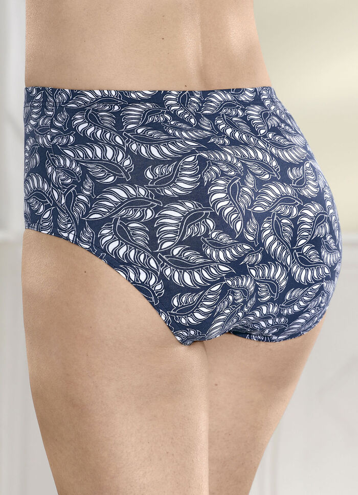 Pak van vier slips met printmotief 