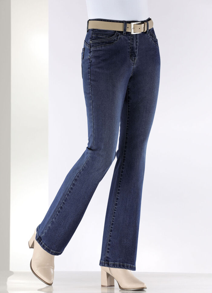 5-pocket jeans DONKERBLAUW